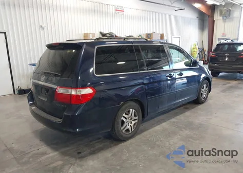 2005 Honda Odyssey Ex-L z USA, uszkodzony, nr VIN 5FNRL38755B121908